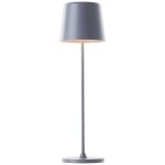 Brilliant Tafellamp Kaami Metaal Kunststof Grijs 2W 310lm - 830 Warm Wit | 100mm - IP44 - Buitenverlichting - Dimbaar 