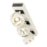 SLV Kalu Triple Wand en Plafondlamp Aluminium Wit 47W 3400lm - 830 Warm Wit | Dimbaar 