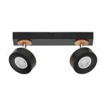 Ledvance LED Decor Spot Pluto Staal Zwart 9.6W 615lm - 830 Warm Wit