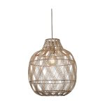 Good&Mojo Hanglamp Mendoza Bamboe Natural L | Geschikt voor 1x E27 