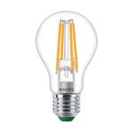 Philips Master Ultra Efficient LED E27 Peer Filament Helder 4W 840lm - 827 Zeer Warm Wit | Dimbaar - Vervangt 60W