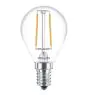 Philips Corepro LED Lustre E14 Kogel Filament Helder 2W 250lm - 827 Zeer Warm Wit | Vervangt 25W
