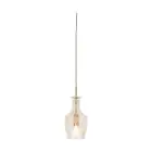 It's about RoMi Hanglamp Brussels Glas Goud | Geschikt voor 1x E14 