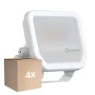 Voordeelpak 4x Ledvance LED Breedstraler Aluminium Wit 17W 2400lm 100D - 840 Koel Wit | IP66 - Symmetrisch